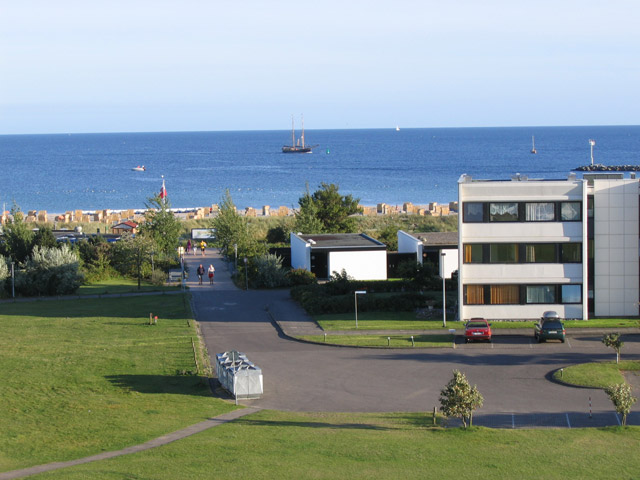 Blick aus der Ferienwohnung Grande am Südstrand von Fehmarn