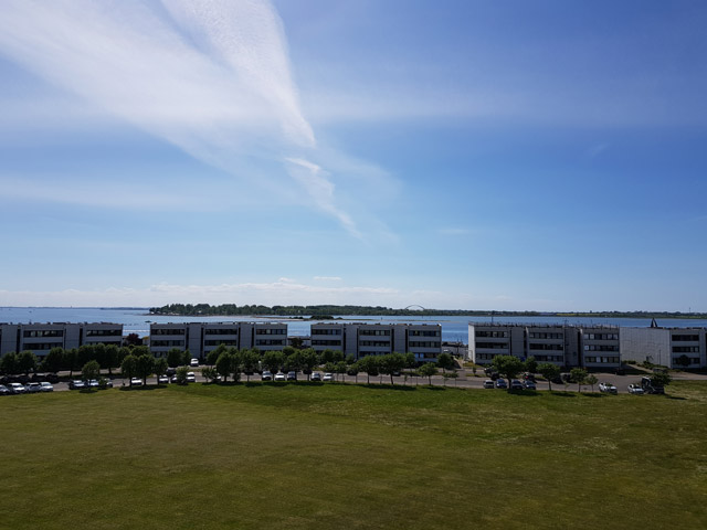 Blick aus der Ferienwohnung Grande am Südstrand von Fehmarn