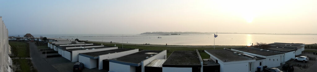 Panoramablick aus der Ferienwohnung Piccolo Seiss am Südstrand von Fehmarn