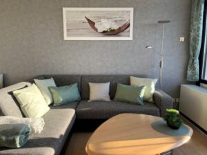 Ferienwohnung Grande auf Fehmarn am Südstrand Burgtiefe mit tollem Meerblick zur Fehmarnsundbrücke